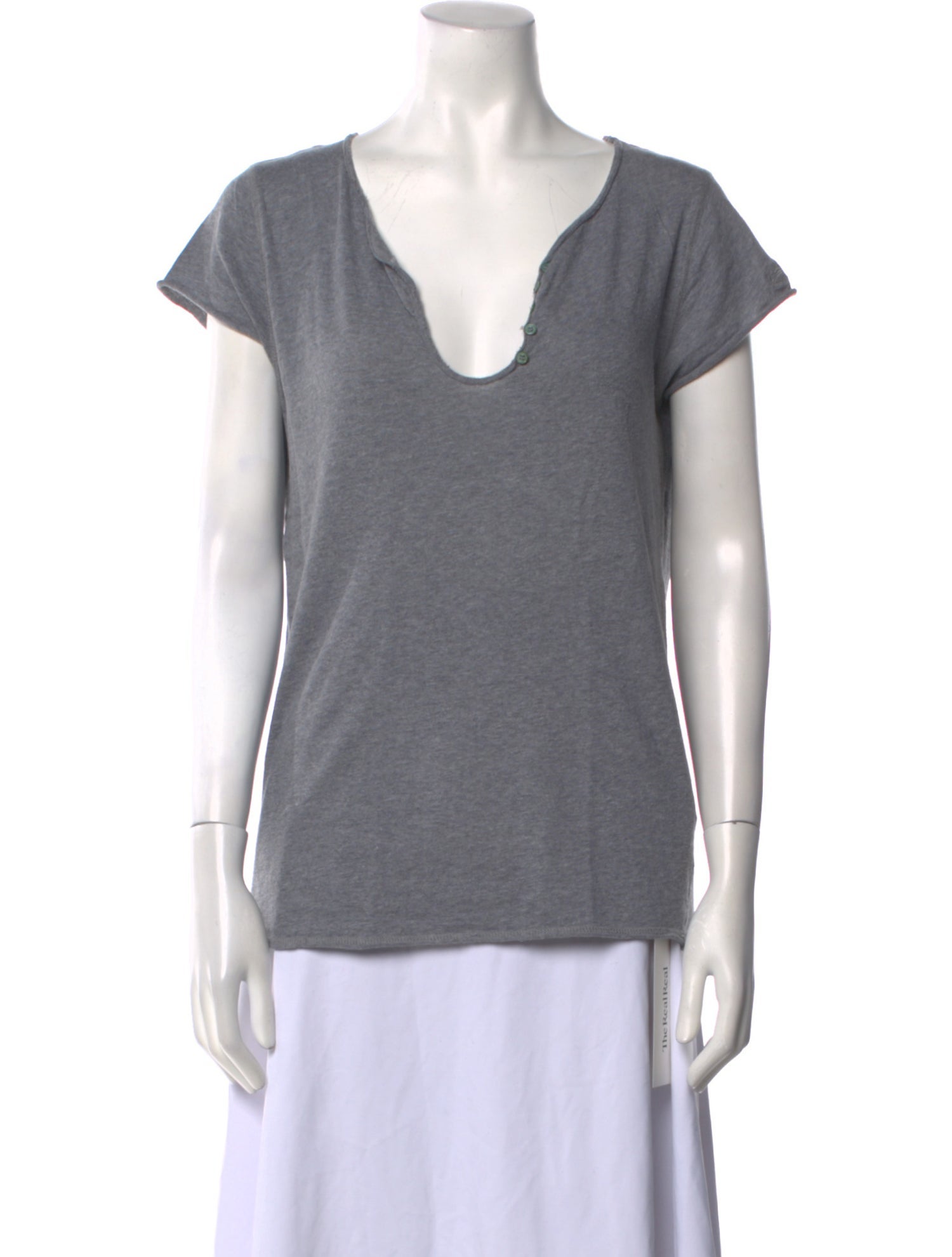 Zadig & Voltaire V-Neck Short Sleeve T-Shirt
